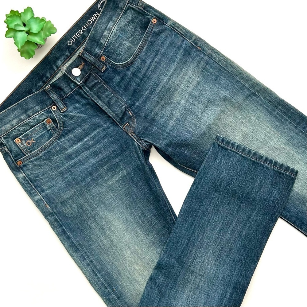 Outerknown SEA Jeans Local Straight Fit Medium Blue Wash Selvedge Denim 29x30